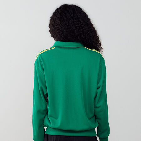 ADIDAS ORIGINALS JACKET FZ FIREBIRD LOOSE GROEN/GEEL DAMES