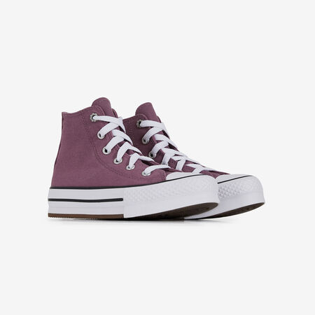 CONVERSE chuck taylor all star CHUCK TAYLOR ALL STAR EVA LIFT HI FLORAL VIOLET/BLANC KIND