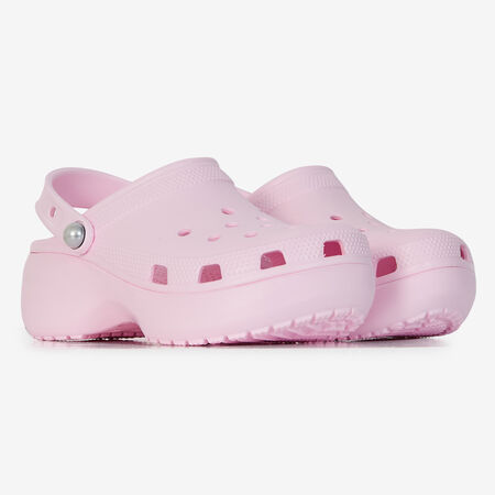 CROCS CLASSIC PLATFORM CLOG ROZE DAMES