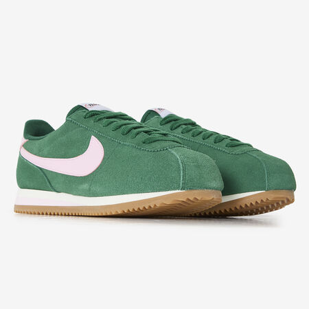 NIKE cortez CORTEZ SUEDE GROEN/ROZE DAMES