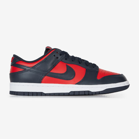 DUNK LOW : ZWART/ROOD