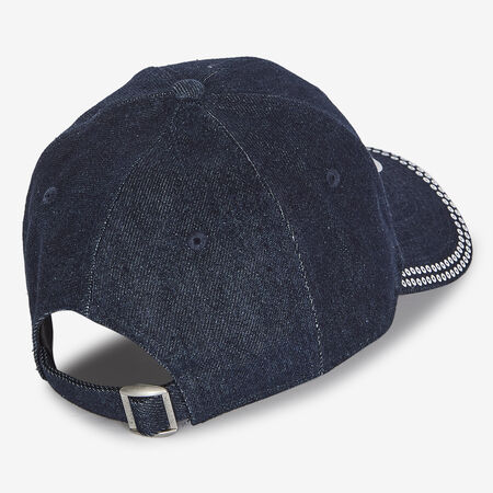 NEW ERA 9FORTY WOMEN NY DENIM SEQUIN BLAUW DAMES
