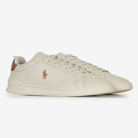 POLO RALPH LAUREN HERITAGE COURT TAPE BEIGE/BRUIN HEREN