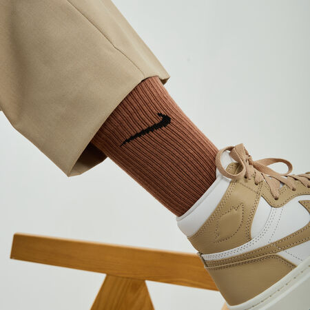 NIKE CHAUSSETTES X6 CREW CUSHION BEIGE/MULTICOLORE HEREN