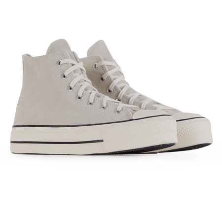 CONVERSE chuck taylor all star CHUCK TAYLOR ALL STAR LIFT HI SUEDE BEIGE DAMES