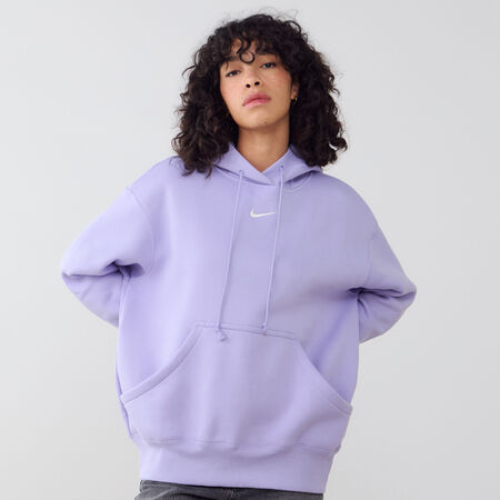 NIKE HOODIE PHOENIX LONG OVERSIZED PAARS/WIT DAMES