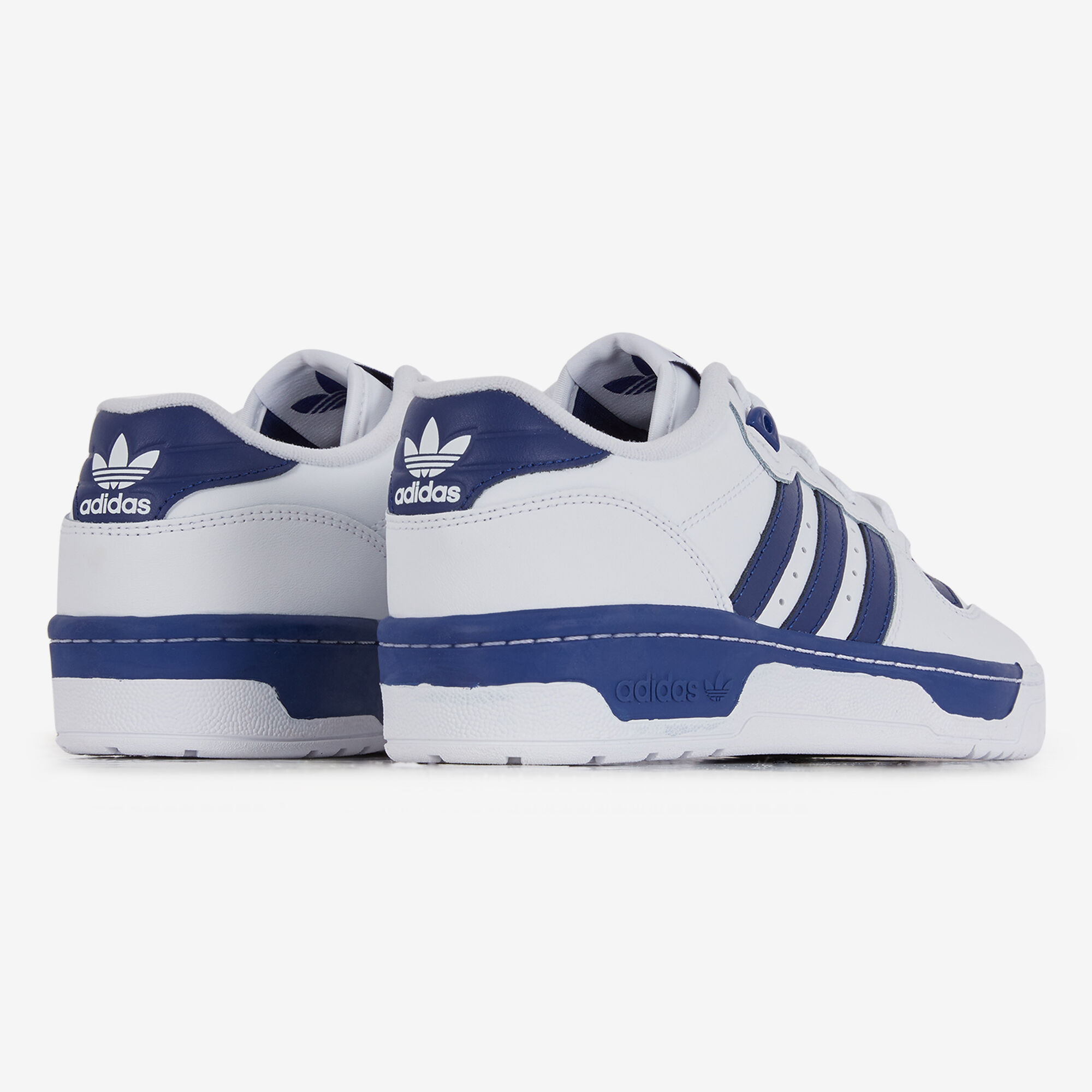 ADIDAS ORIGINALS RIVALRY LOW BLANC BLEU BLANC BLEU SNEAKERS