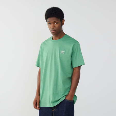 ADIDAS ORIGINALS TEE SHIRT ESSENTIAL TREFOIL GROEN/ROZE HEREN