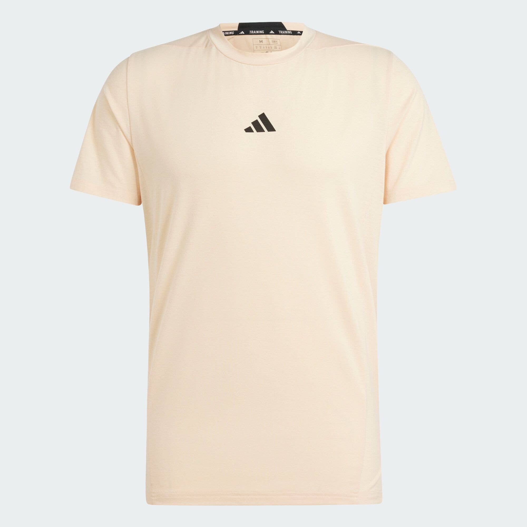 ADIDAS ORIGINALS DESIGNED FOR TRAINING WORKOUT TEE Crystal Sand ...