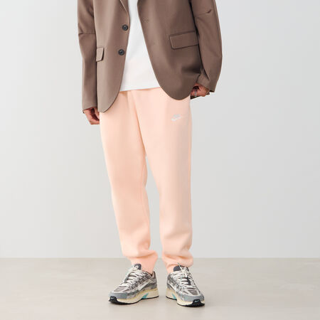 NIKE PANT JOGGER CLUB ROZE/WIT HEREN