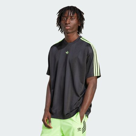 ADIDAS ORIGINALS JERSEY TREFOIL ZWART/GROEN HEREN