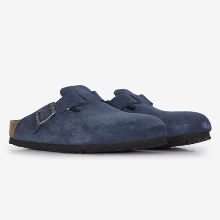 BIRKENSTOCK BOSTON SUEDE NEW NAVY MARINEBLAUW DAMES