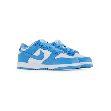 NIKE dunk DUNK LOW UNC WIT/BLAUW KIND