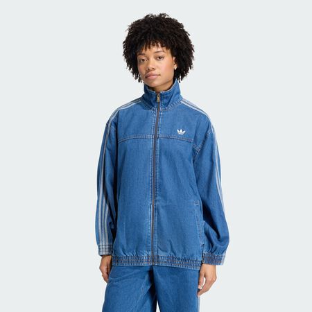 ADIDAS ORIGINALS JACKET FZ FIREBIRD DENIM BLAUW DAMES