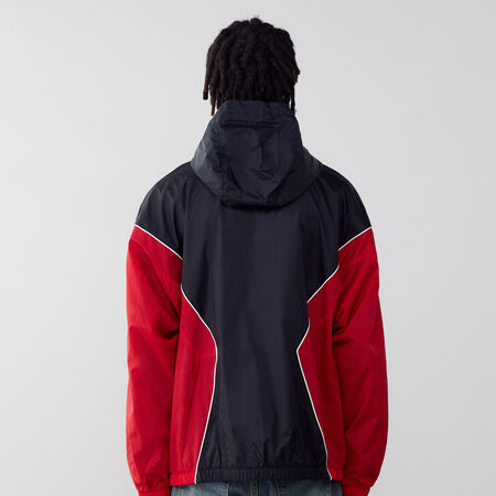 JORDAN JACKET FZ ESSENTIALS DRAFT ZWART/ROOD HEREN