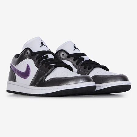 JORDAN AIR JORDAN 1 LOW SE WIT/PAARS DAMES