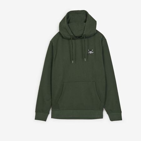 ONE PIECE HOODIE WANTED ZORO GROEN HEREN