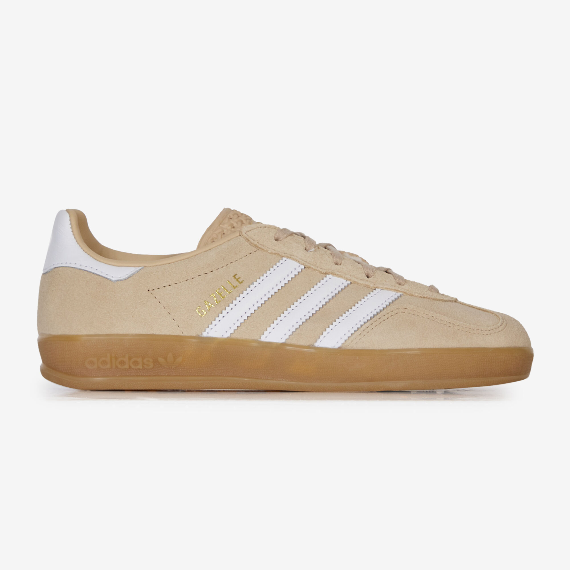 ADIDAS ORIGINALS GAZELLE INDOOR BEIGE WIT SNEAKERS DAMES Courir