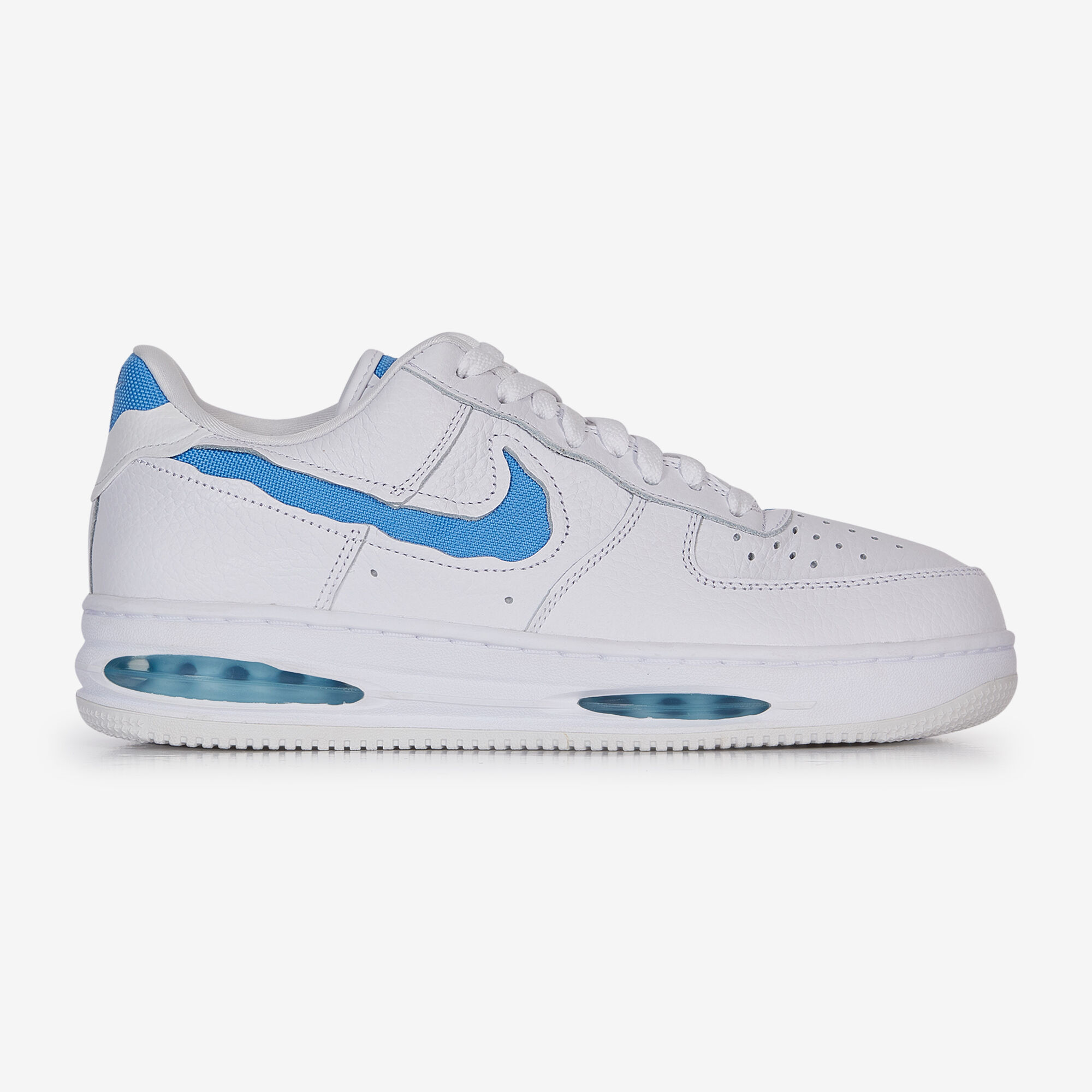 NIKE AIR FORCE 1 LOW EVO WIT BLAUW SNEAKERS HEREN Courir