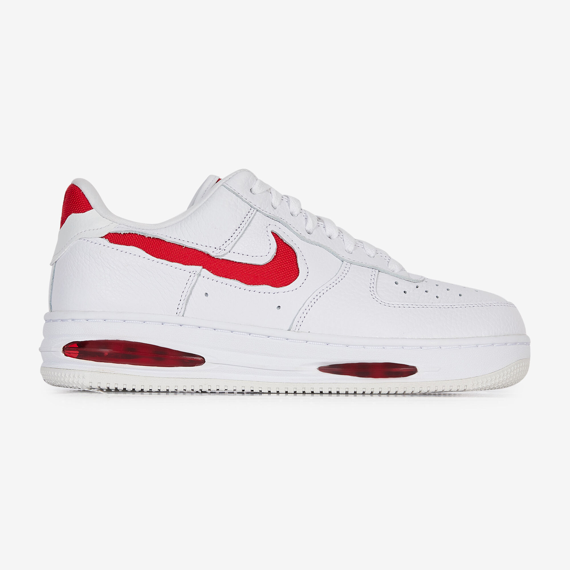 Nike air force 1 heren wit rood deals