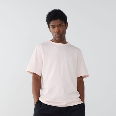 CONVERSE TEE SHIRT STAR CHEVRON EMBROIDERED ROZE/WIT HEREN