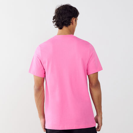 NIKE TEE SHIRT CLUB ROZE/WIT HEREN