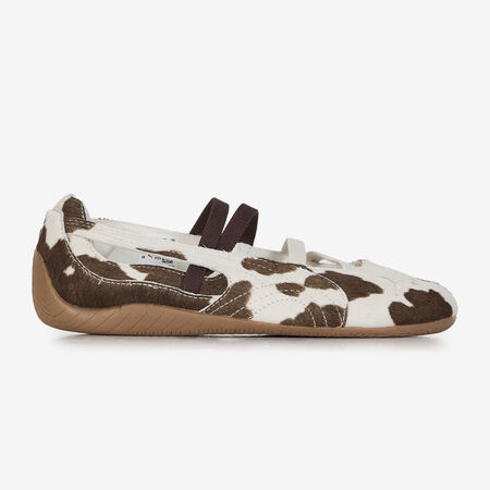 SPEEDCAT BALLET COW : WIT/BRUIN