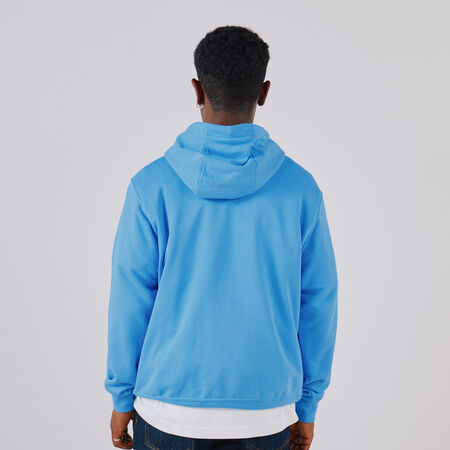 NIKE HOODIE CLUB FT BLAUW/WIT HEREN