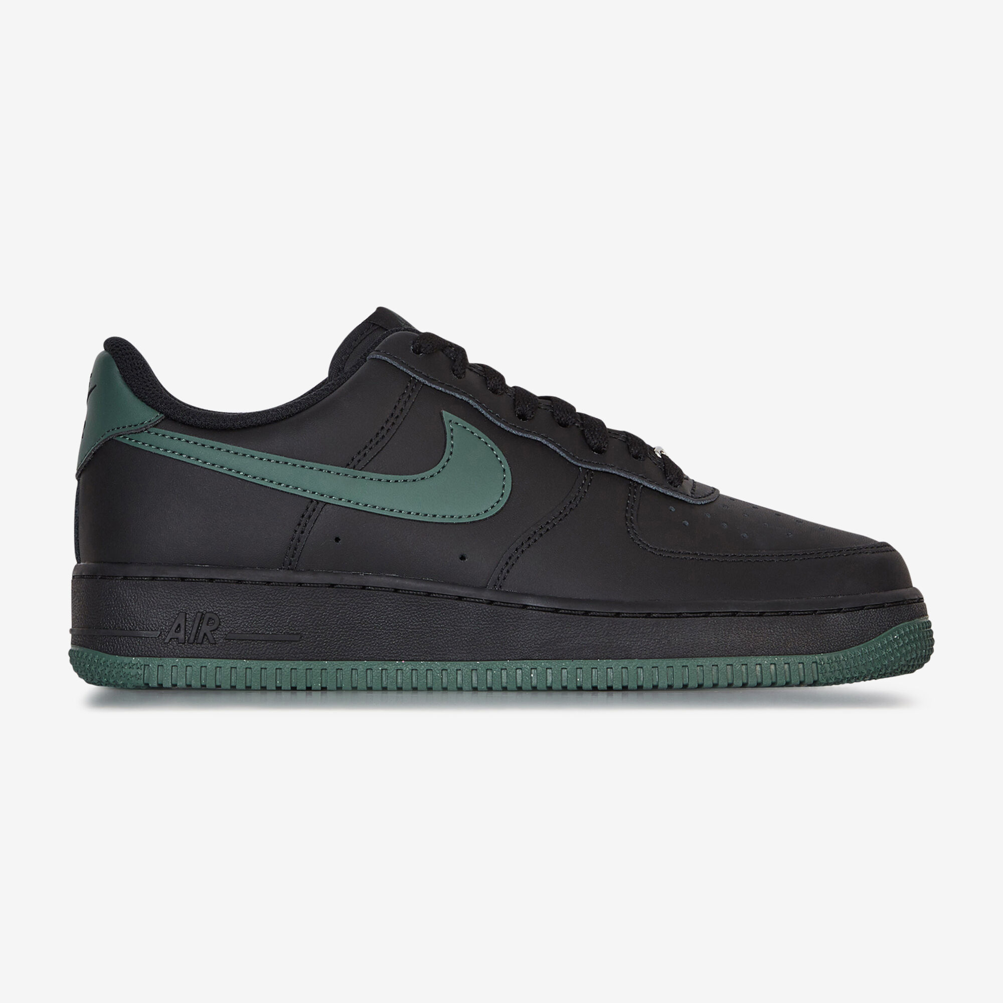 NIKE AIR FORCE 1 LOW ZWART GROEN SNEAKERS HEREN Courir