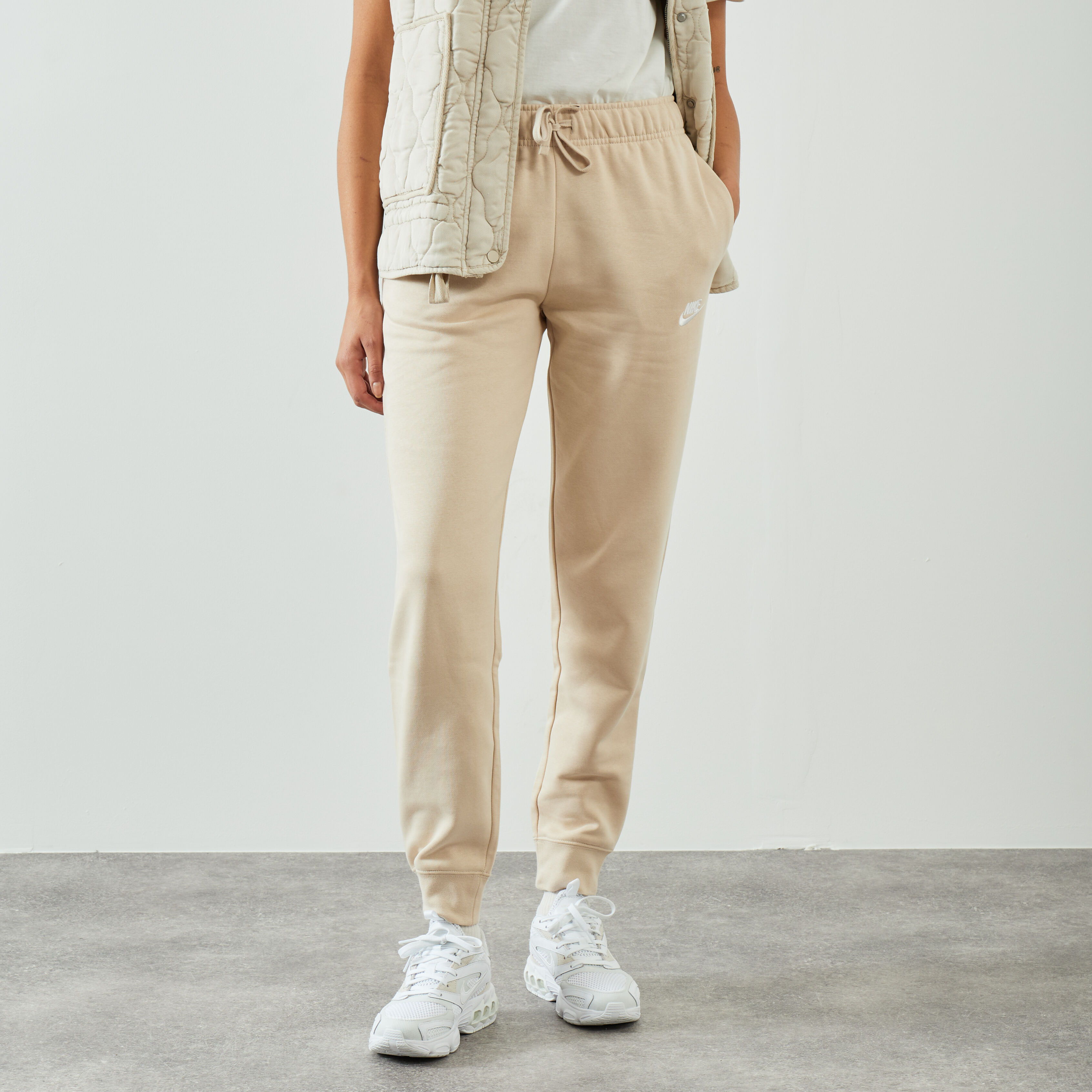 NIKE PANT JOGGER WIDE PHOENIX ECRU ECRU BROEK DAMES Courir