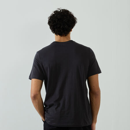 NIKE TEE SHIRT CLUB ZWART/WIT HEREN