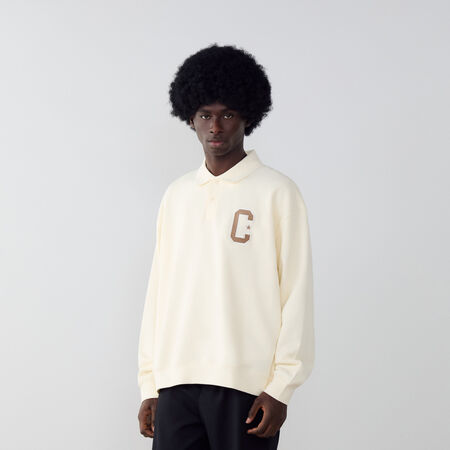 CONVERSE SWEAT POLO RETRO CHUCK BEIGE HEREN