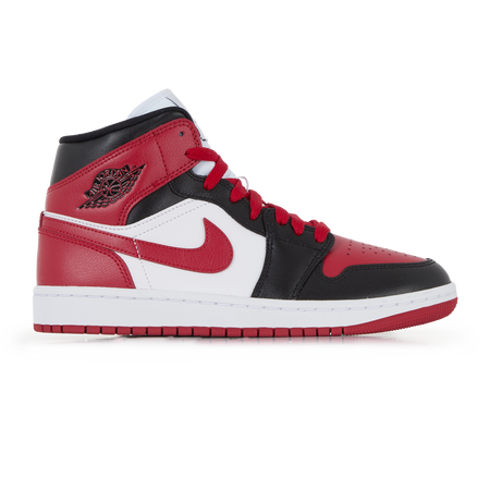 JORDAN air jordan 1 AIR JORDAN 1 MID ALTERNATE BRED ZWART/ROOD DAMES