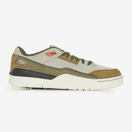 JORDAN FLIGHT COURT KHAKI/WIT HEREN