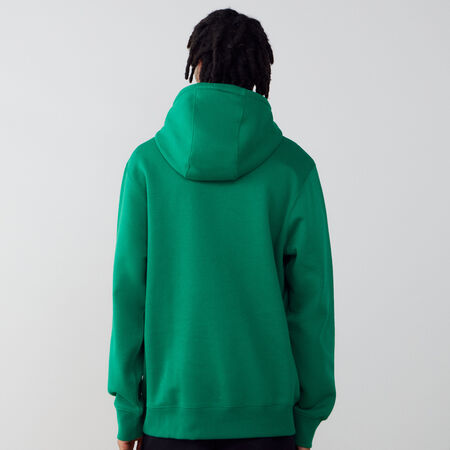 NIKE HOODIE CLUB SMALL LOGO GROEN/WIT HEREN