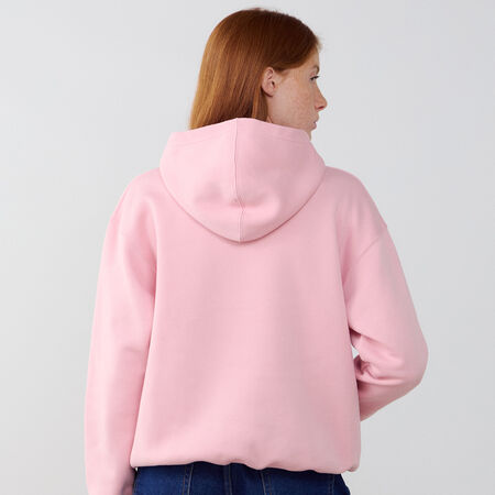 JORDAN HOODIE OVERSIZE BROOKLYN ROZE/WIT DAMES