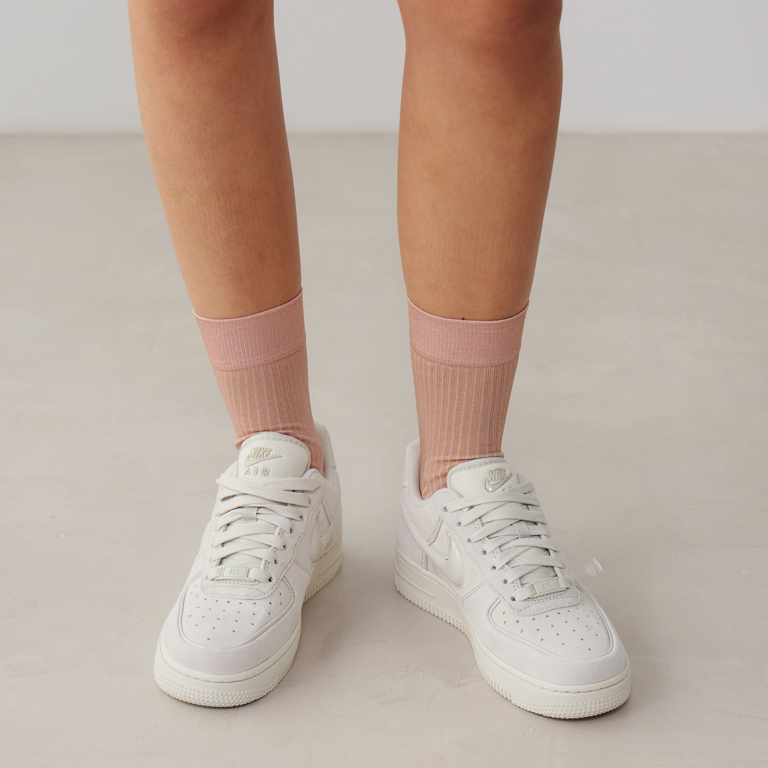 nike air force one suede beige