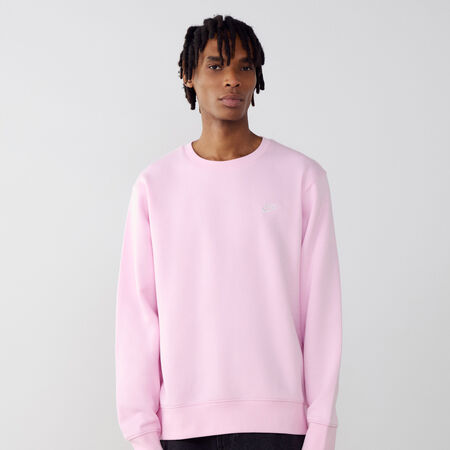 NIKE SWEAT CREW CLUB ROZE/WIT HEREN