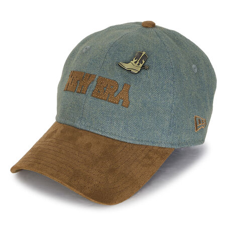 NEW ERA 9TWENTY WOMEN WESTERN BLAUW/BRUIN DAMES