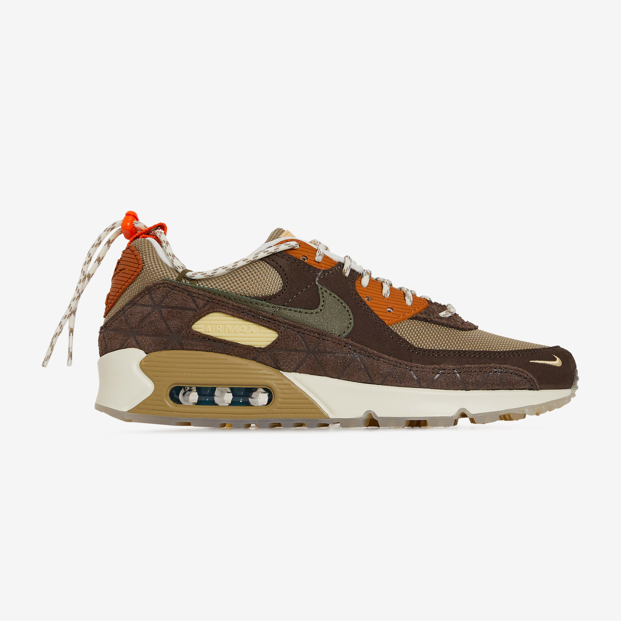 NIKE AIR MAX 90 BRUIN GRIJS SNEAKERS HEREN Courir