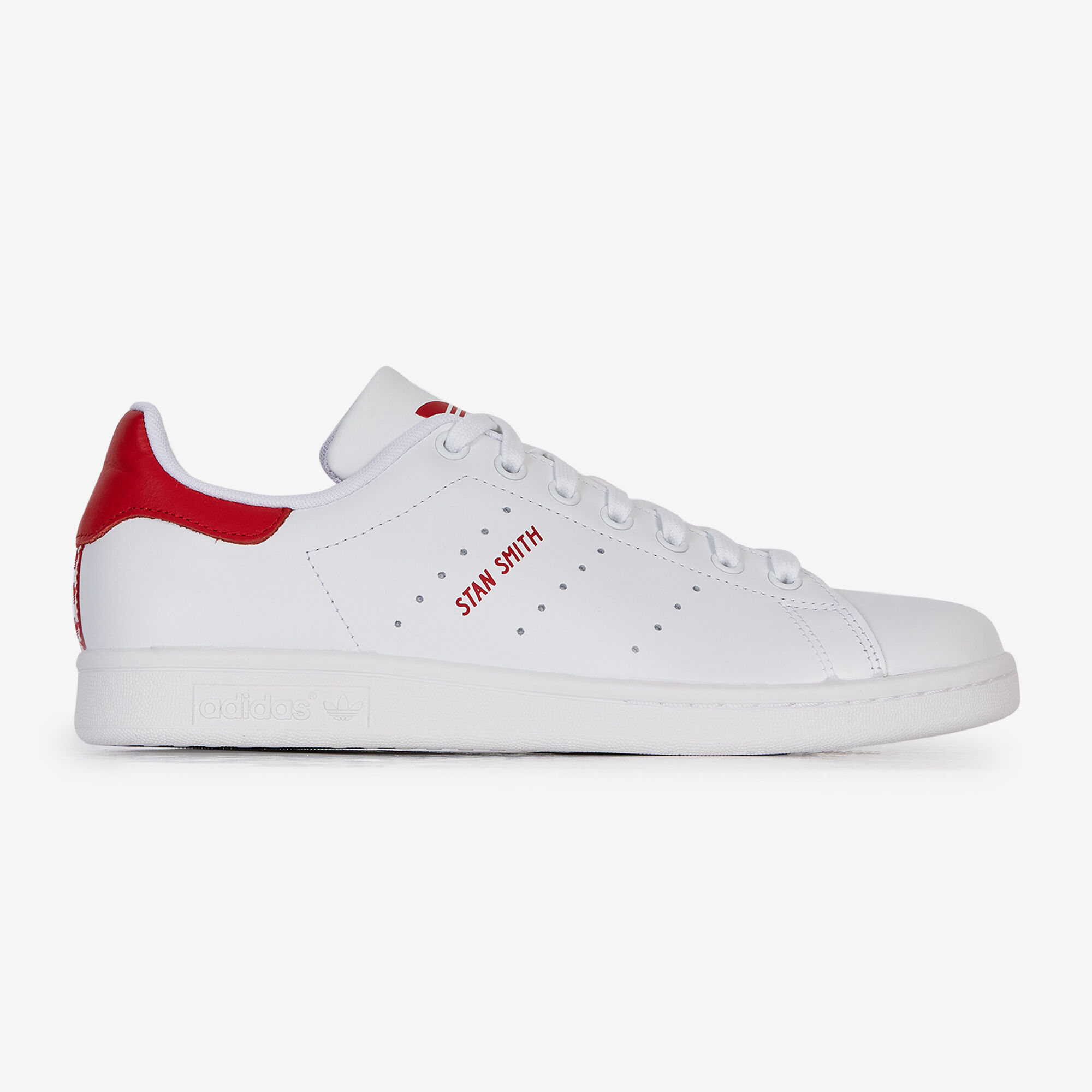 ADIDAS ORIGINALS STAN SMITH WIT ROOD SNEAKERS HEREN Courir