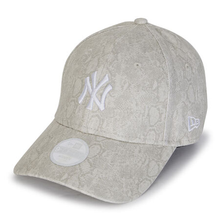 NEW ERA 9FORTY WOMEN NY SNAKE AOP BEIGE/WIT DAMES