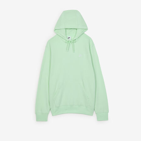 HOODIE CLUB SMALL LOGO : GROEN/WIT