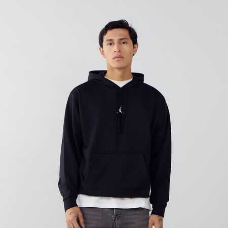 JORDAN HOODIE CENTERED LOGO DRI-FIT ZWART/WIT HEREN