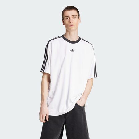 ADIDAS ORIGINALS JERSEY TREFOIL WIT/ZWART HEREN