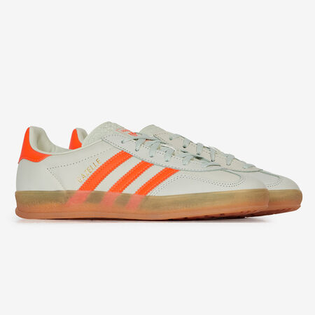 ADIDAS ORIGINALS gazelle GAZELLE INDOOR VERT CLAIR/ORANGE DAMES