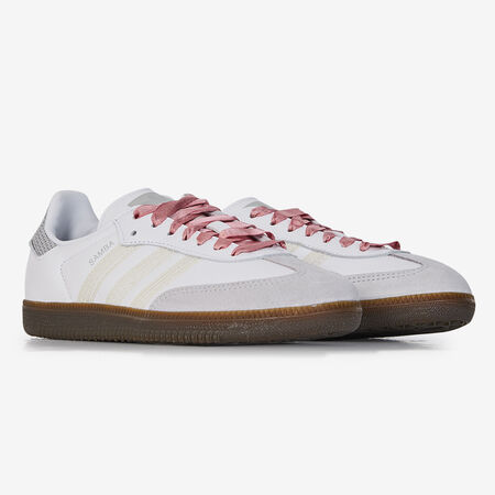 ADIDAS ORIGINALS samba SAMBA OG COQUETTE WIT/ZILVER DAMES