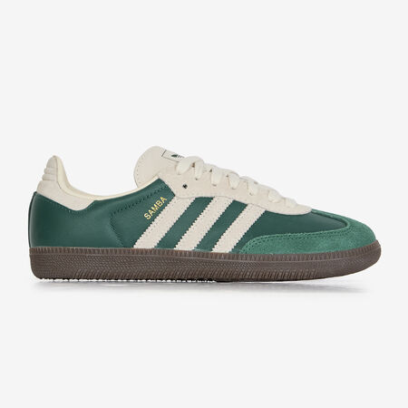 ADIDAS ORIGINALS SAMBA GROEN/WIT DAMES