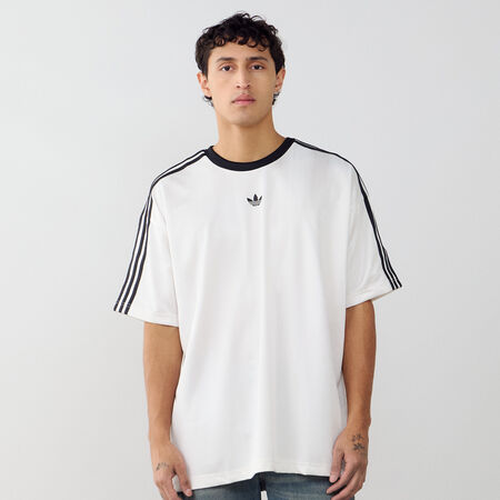 ADIDAS ORIGINALS JERSEY TREFOIL WIT HEREN