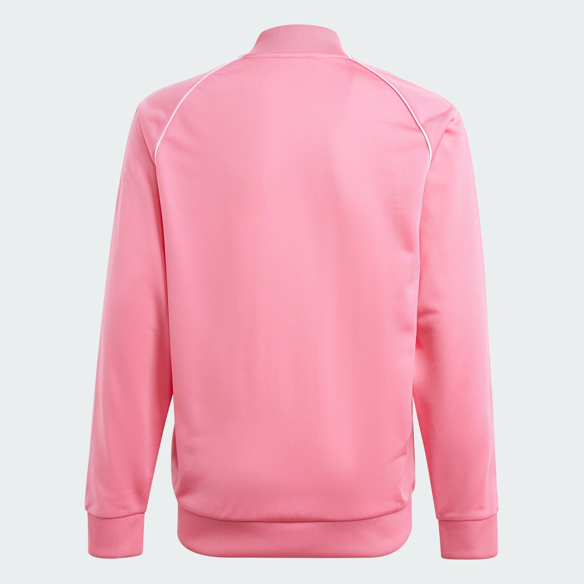 Adidas sst sale track jacket pink